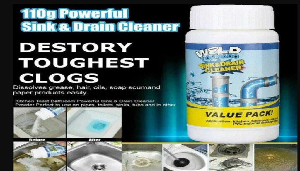 200gm Wild Tornado Sink & Drain Cleaner – Powerful